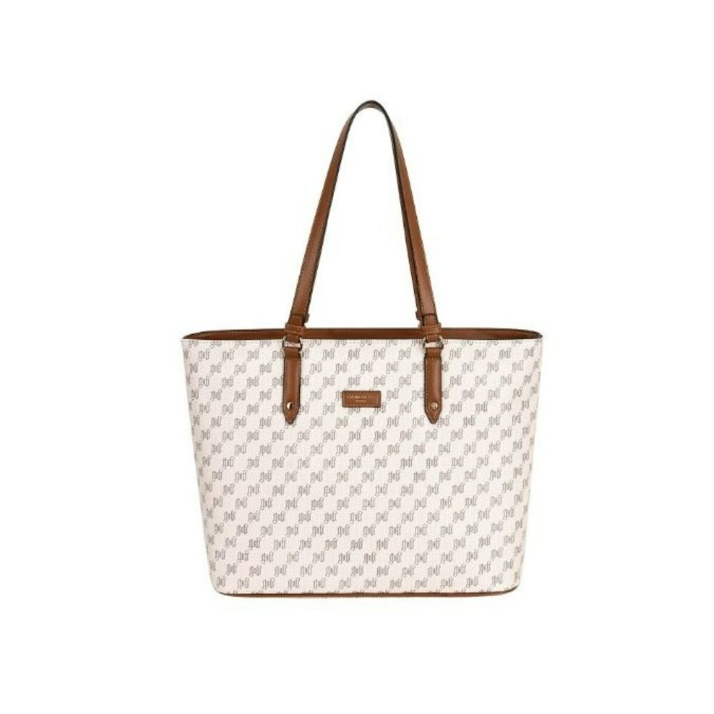 David Jones Beige and‎ Brown Shoulder Bag